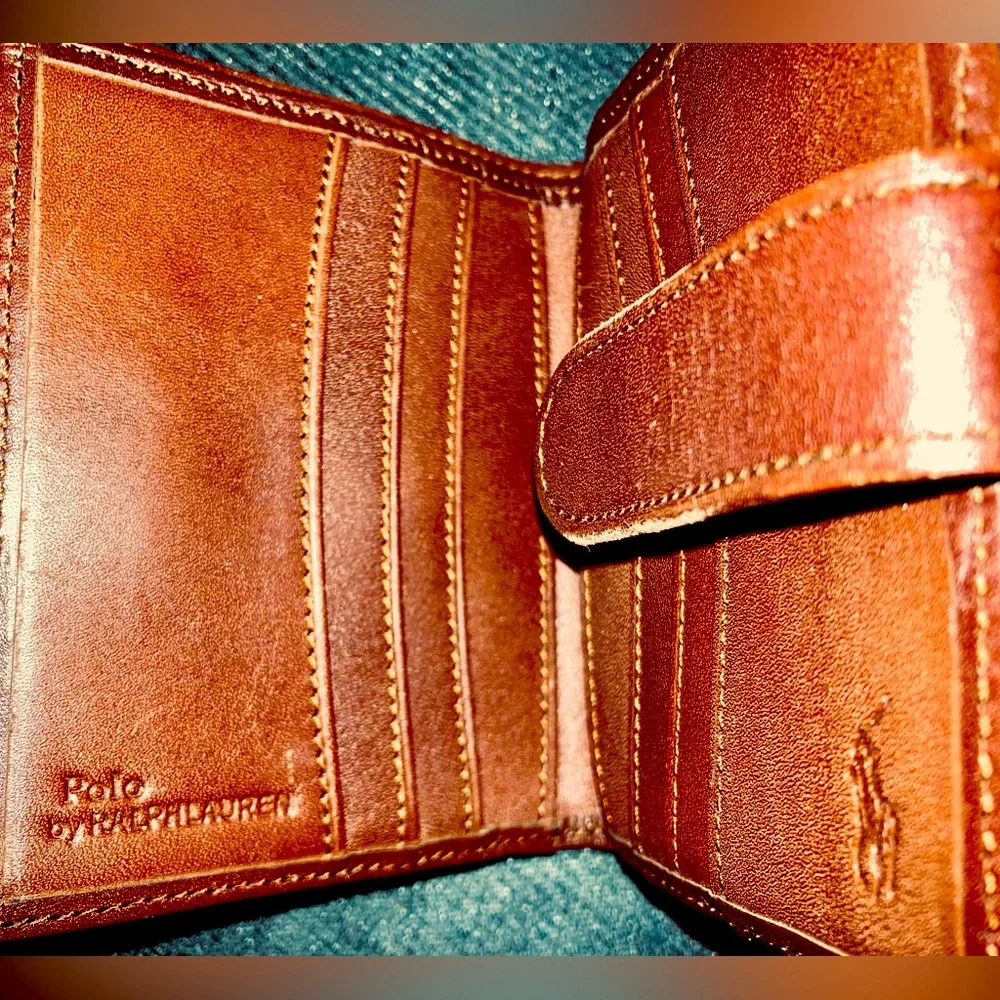 Vintage Ralph Lauren leather tartan wallet - Picture 5 of 6